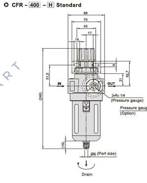 LP-CFR400 Régulateur de filtre