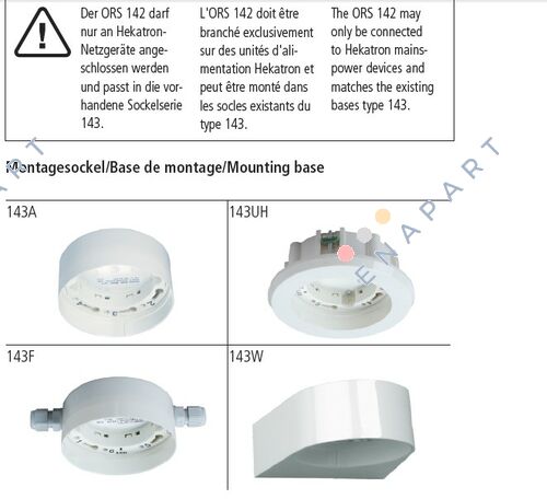 143 A (5000350) Douille (pour montage en surface)