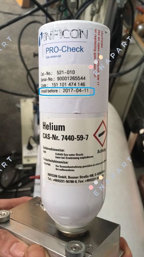 521-010 Cartouche de gaz de rechange hélium pour Pro-Check