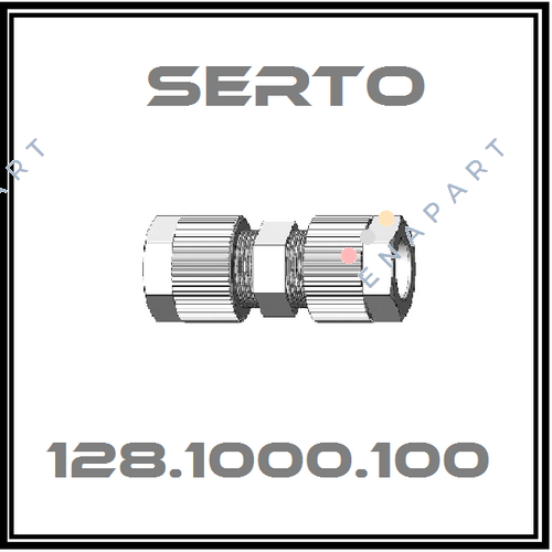 128.1000.100 PVDF, raccord droit