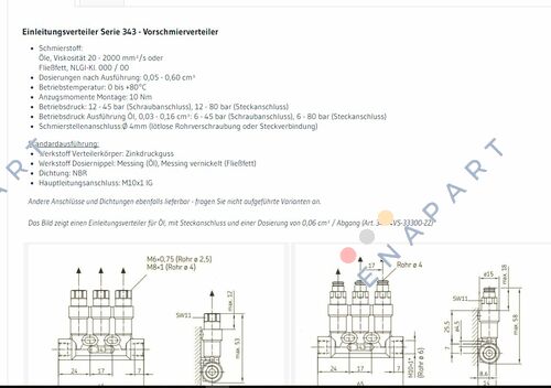 343-400-33300-ZZ COLLECTEUR DE DÉCHARGE MONOFLEX